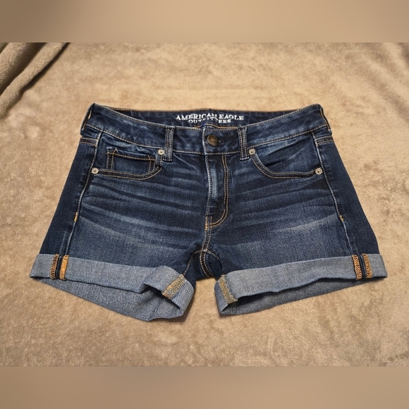 American Eagle Outfitters Pants - AE MIDI jean shorts size 2 (6 ON TAG)